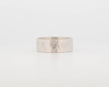 READY TO SHIP #282 Hammered Ring - Wide - Size 11