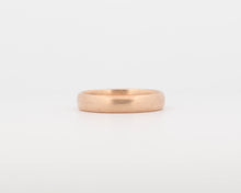 READY TO SHIP #344 Rounded Ethical Rose Beach Gold Band - Medium