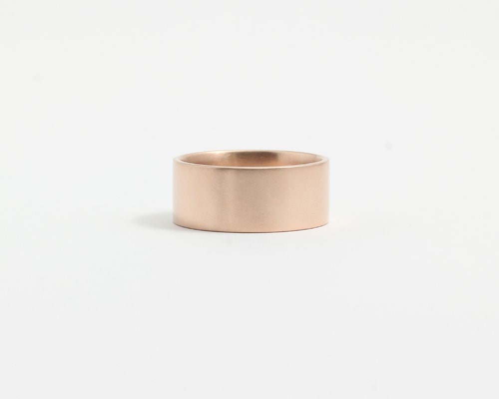 Ethical Rose Beach Gold Band - Wide