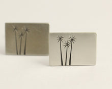 Cabbage Tree Trio Cufflinks, [product_type} - Ash Hilton Jewellery