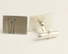 Cabbage Tree Trio Cufflinks, [product_type} - Ash Hilton Jewellery
