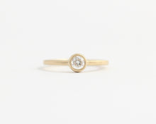 Ethical Bezel Set Diamond Ring Yellow Gold, [product_type} - Ash Hilton Jewellery