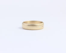 Rounded Ethical Yellow Beach Gold Band - Medium, [product_type} - Ash Hilton Jewellery