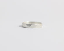 Asymmetrical Facets Ring - Narrow, [product_type} - Ash Hilton Jewellery