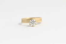 18ct Yellow gold Engagement Ring with 6 Claw Set Ethical Diamond, [product_type} - Ash Hilton Jewellery