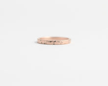 Distressed Band in Rose Gold - Narrow, [product_type} - Ash Hilton Jewellery