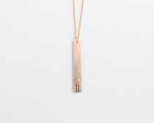 Woodland & Diamond Drop Necklace in Rose Gold, [product_type} - Ash Hilton Jewellery