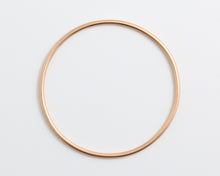 Round Rose Gold Bangle, [product_type} - Ash Hilton Jewellery