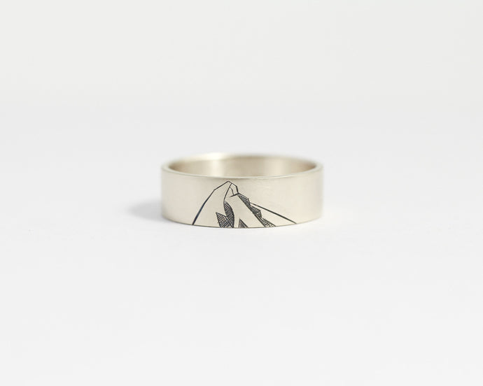 Mountain Ring - Wide, [product_type} - Ash Hilton Jewellery
