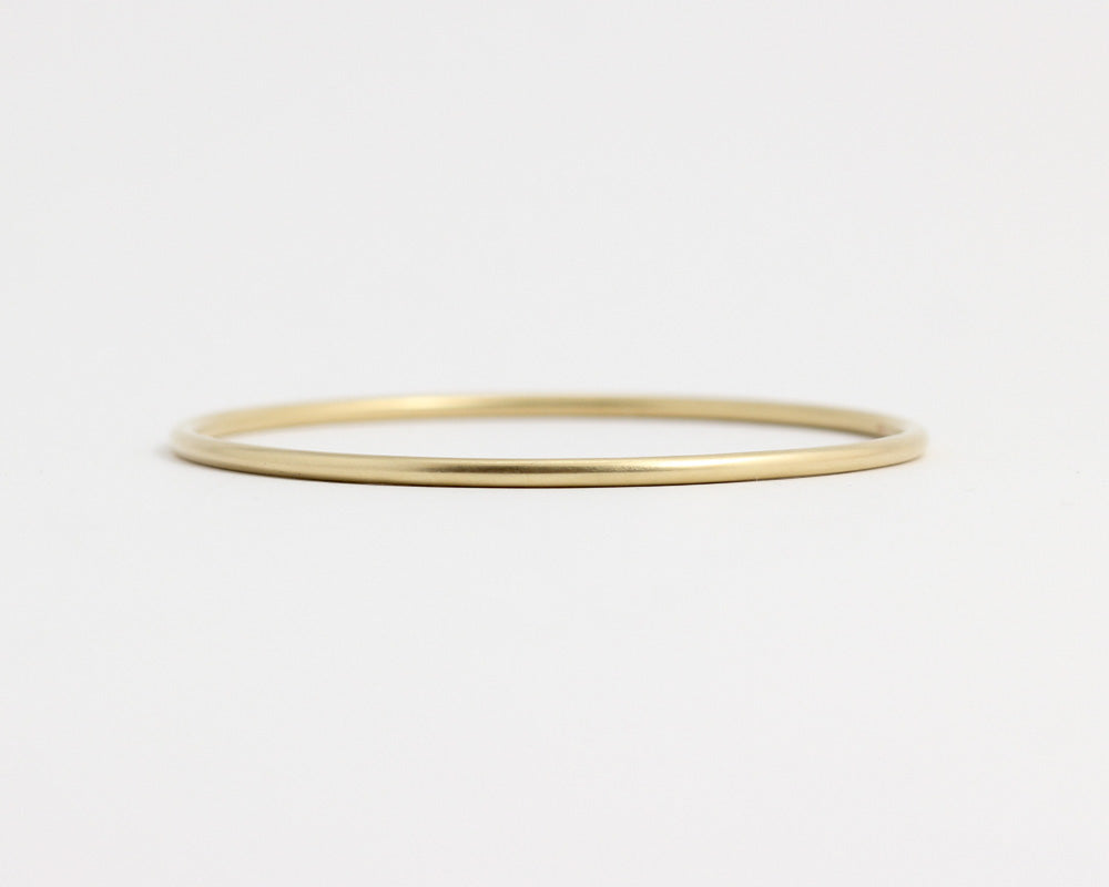 Round Yellow Gold Bangle, [product_type} - Ash Hilton Jewellery