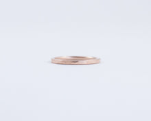 Hammered Ring in Rose Gold - Narrow