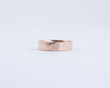 Hammered Ring in Rose Gold - Medium