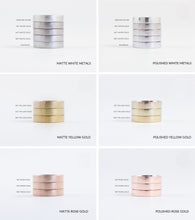 Distressed Ring in Yellow Gold - Medium