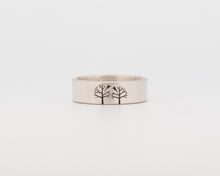 READY TO SHIP #15 of Birds in Trees Ring - Medium - Size 7