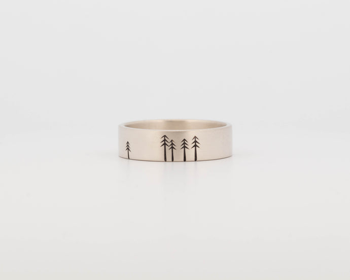 READY TO SHIP #151 Pine Forest Ring - Medium