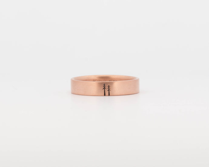 READY TO SHIP #303 Woodland Ring in Rose Gold - Medium