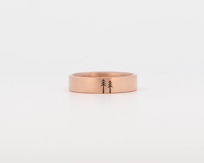 READY TO SHIP #307 Woodland Ring in Rose Gold - Medium