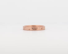 READY TO SHIP #342 Distressed Band in Rose Gold - Narrow