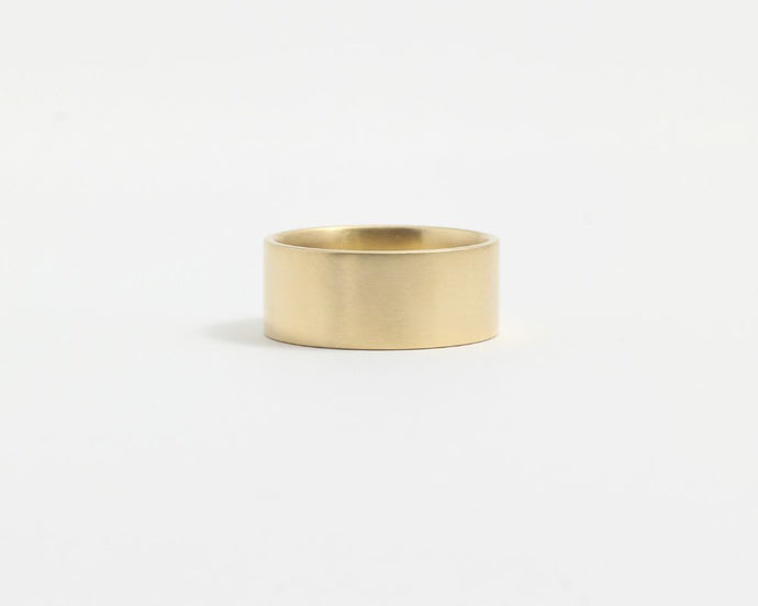 Ethical Yellow Beach Gold Band - Wide