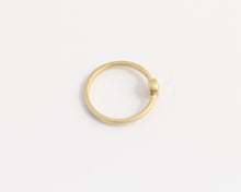 Solitaire Diamond Yellow Gold Engagement Ring with Bezel Set Ethical Diamond