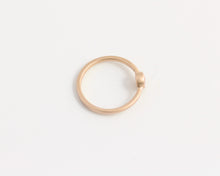Solitaire Diamond Rose Gold Engagement Ring with Bezel Set Ethical Diamond