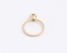 18ct Yellow gold Engagement Ring with 6 Claw Set Ethical Diamond, [product_type} - Ash Hilton Jewellery