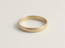 Rounded Ethical Yellow Beach Gold Band - Narrow, [product_type} - Ash Hilton Jewellery