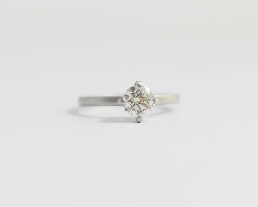 ENGAGEMENT RINGS: Diamond & Platinum Pavé shoulders Engagement Ring | Max  Diamonds | Bespoke Jeweler London | Wedding Rings