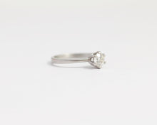 Platinum Engagement Ring with 6 Claw Set Ethical Diamond, [product_type} - Ash Hilton Jewellery