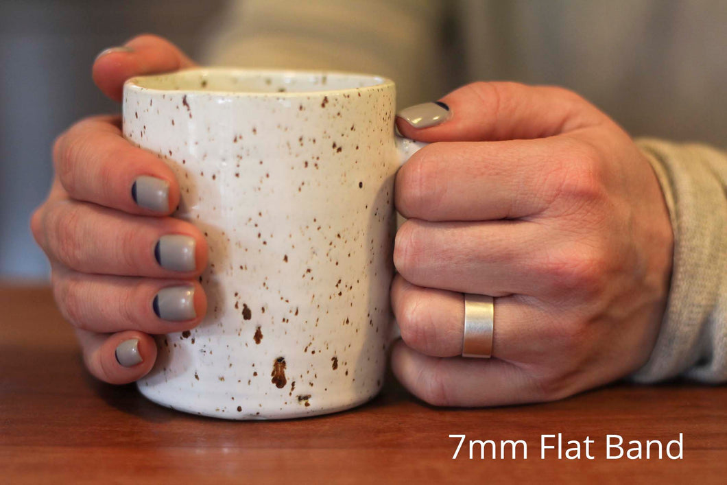 Asymmetrical Facets Ring in Yellow Gold - Wide – Ash Hilton
