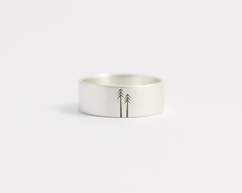 Woodland Ring - Wide, [product_type} - Ash Hilton Jewellery