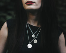 Round Initials Necklace - Small, [product_type} - Ash Hilton Jewellery