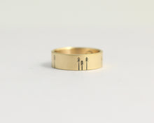 Pine Forest Ring in Yellow Gold - Medium, [product_type} - Ash Hilton Jewellery