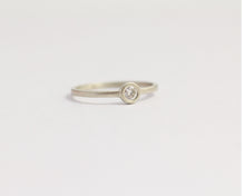 Solitaire Diamond Engagement Ring with Bezel Set Ethical Diamond, [product_type} - Ash Hilton Jewellery