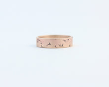 Distressed Ring in Rose Gold - Medium, [product_type} - Ash Hilton Jewellery