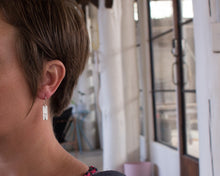 Cabbage Tree Etched Earrings