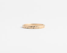 Distressed Band in Yellow Gold - Narrow, [product_type} - Ash Hilton Jewellery