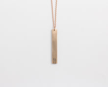 Woodland Drop Necklace in Rose Gold, [product_type} - Ash Hilton Jewellery