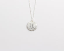 Round Initials Necklace - Small, [product_type} - Ash Hilton Jewellery